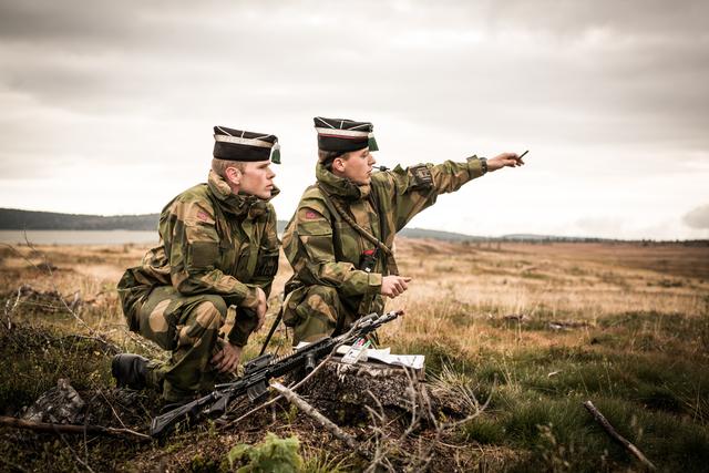 Soldater, retning, HMKG.jpg Foto: Marthe Brendefur / Didrik Linnerud / Hæren / Forsvaret;