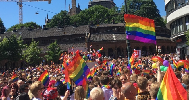 Pride parade Oslo